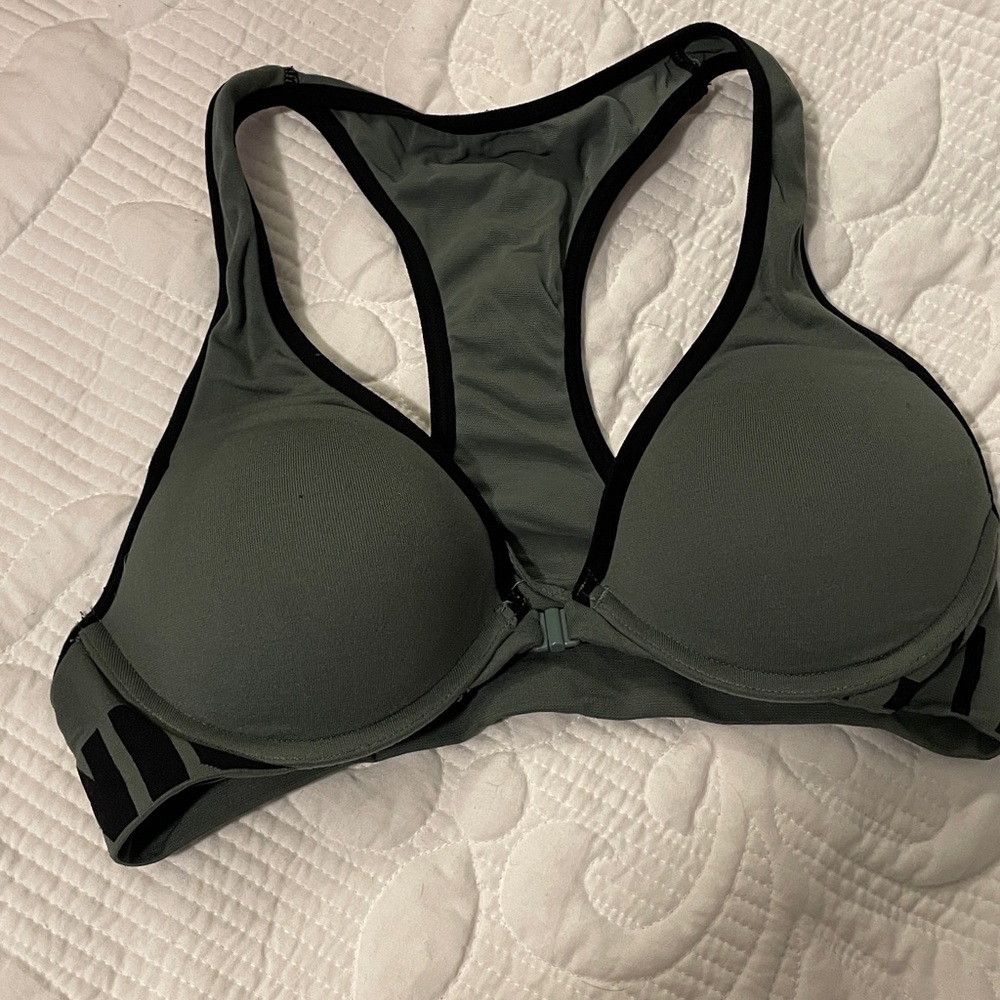 LOVED VS Pink Cool & Comfy Push Up Bra- Olive Green - 34B